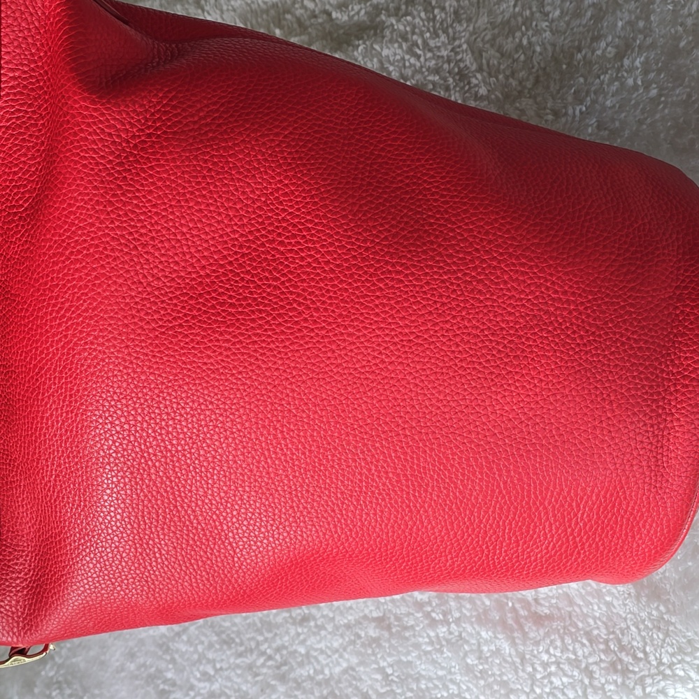 Coach EUC Large Duffle Bucket SAC  Pebbled LEATHER Ex LARGE - Picture 11 of 17